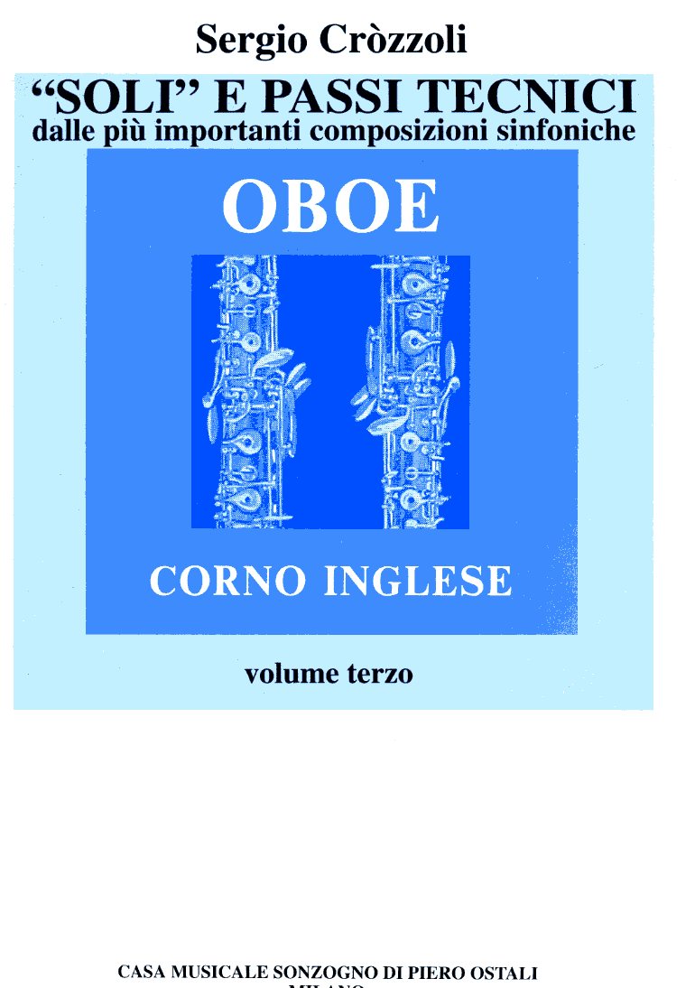 Orchesterstudien fr Oboe Bd. III<br>von Sergio Crozzoli - Casa Musicale