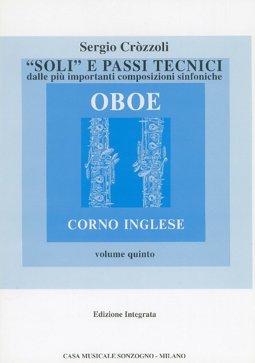 Orchesterstudien fr Oboe Bd. V<br>von Sergio Crozzoli - Casa Musicale