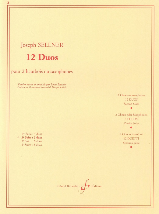 J. Sellner: 12 Duos fr<br>2 Oboen - Bd. 2