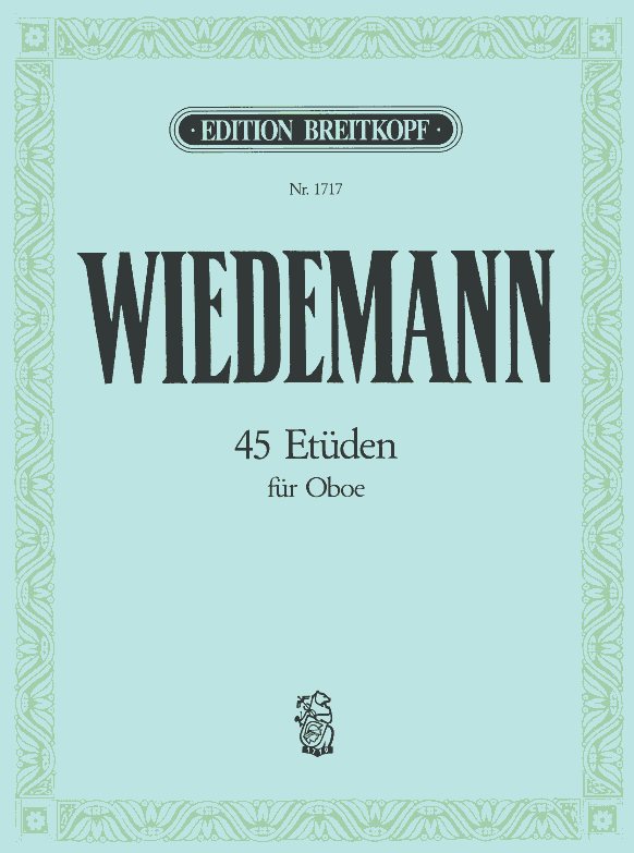 Wiedemann: 45 Etuden fr Oboe<br>