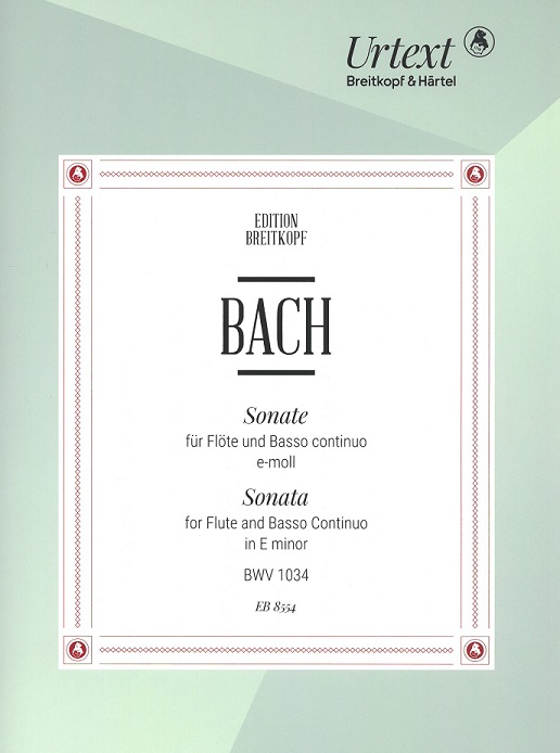 J.S. Bach: Sonate e-moll Flte + BC<br>BWV 1034
