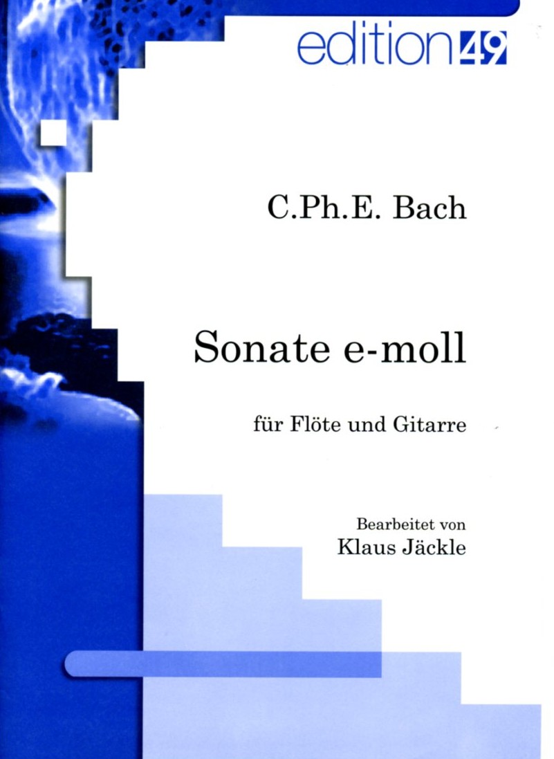 C.P.E. Bach: Sonate e-moll fr<br>Flte (Oboe) + Gitarre (BC)