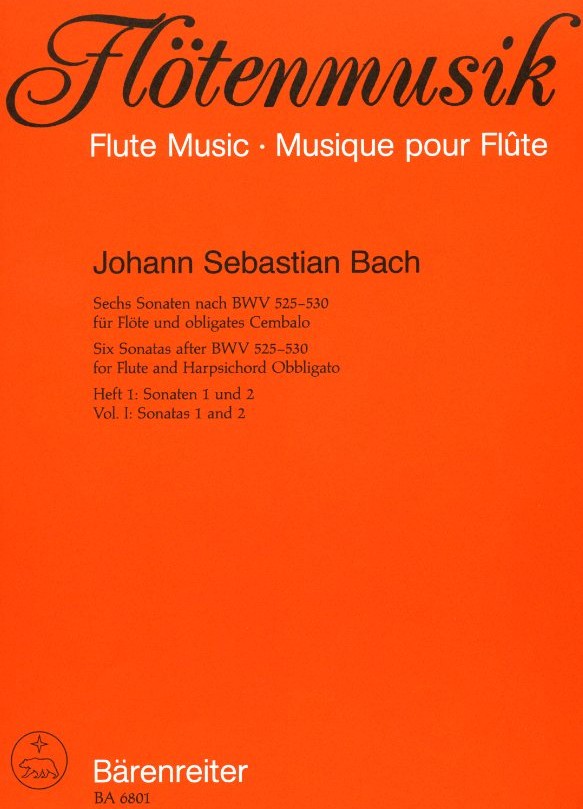 J.S. Bach: 2 Sonaten fr Flte (Oboe) +<br>BC - nach BWV 525 + BWV 526
