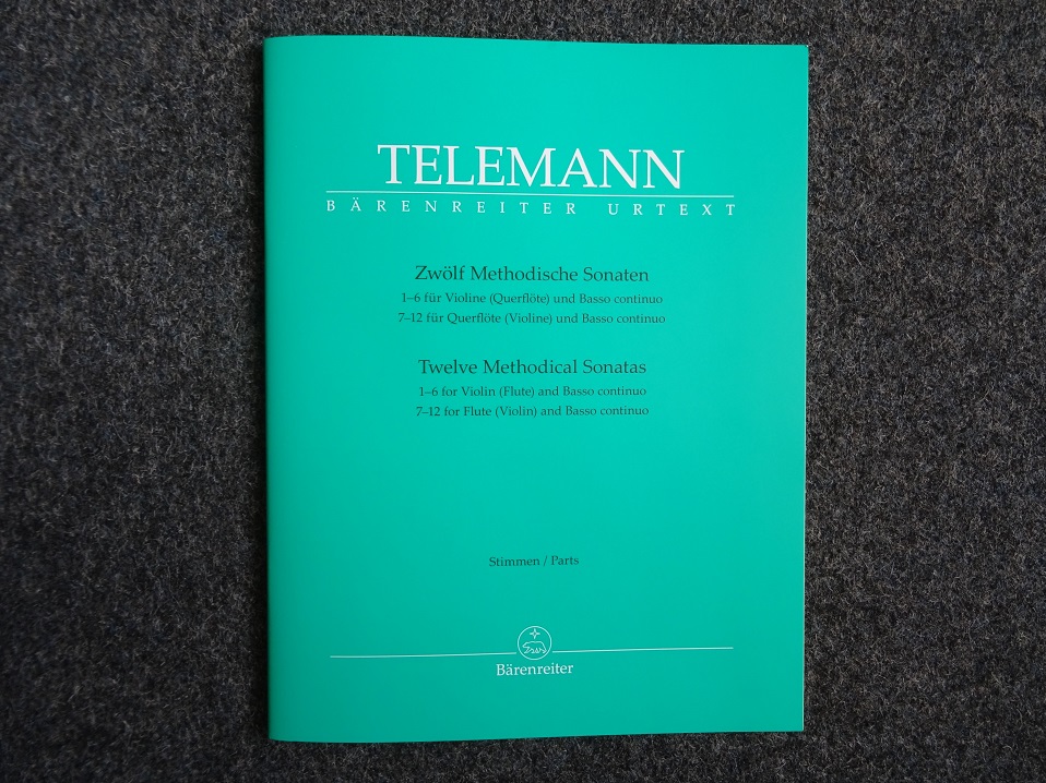 G.Ph. Telemann: 12 met. Sonaten TWV 4:41<br>Qfl(Oboe) + BC - Gesamtausgabe