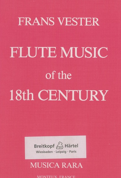 Fr. Vester: Fltenmusik des<br>18. Jahrhunderts