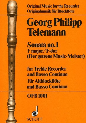 G.Ph. Telemann: Sonate F-Dur fr<br>Altblockflte + BC
