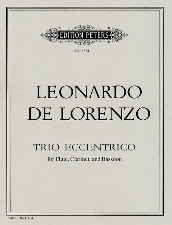 L.de Lorenzo: Trio eccentrico op. 76<br>fr Flte, Klarinette + Fagott