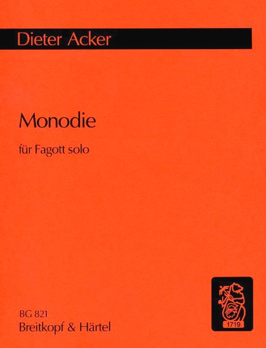 D. Acker: Monodie (1967) Fagott<br>solo