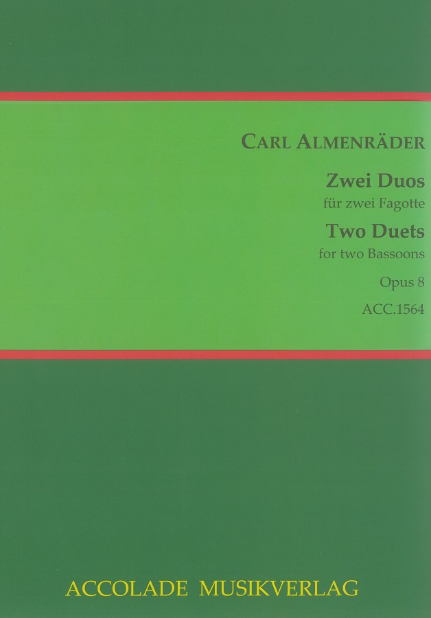 C. Almenrder: zwei Duos op. 8<br>fr 2 Fagotte