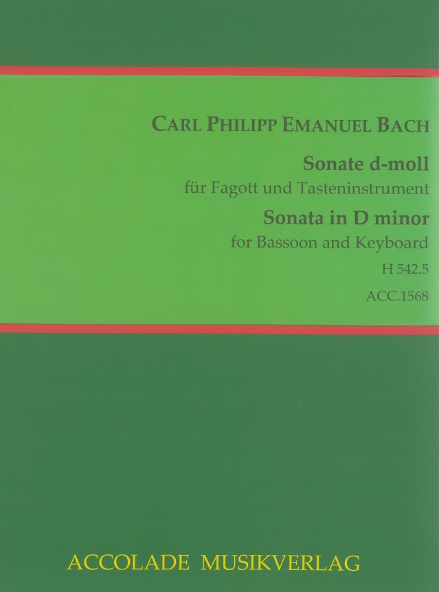 C.Ph.E. Bach: Sonate in d-moll H 542.5<br>Fagott + BC (orig.Flte) - Accolade