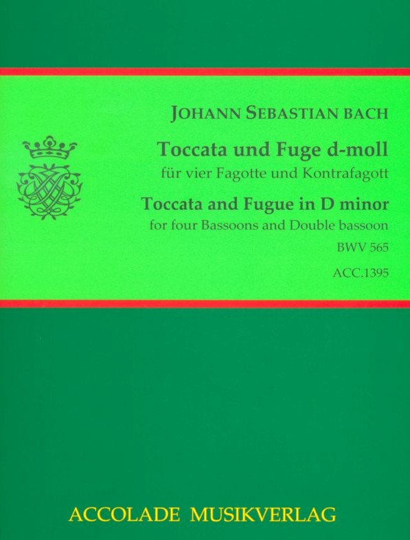 J.S. Bach: Toccata und Fuge BWV 565<br>fr 4 Fagotte + Kontrafagott