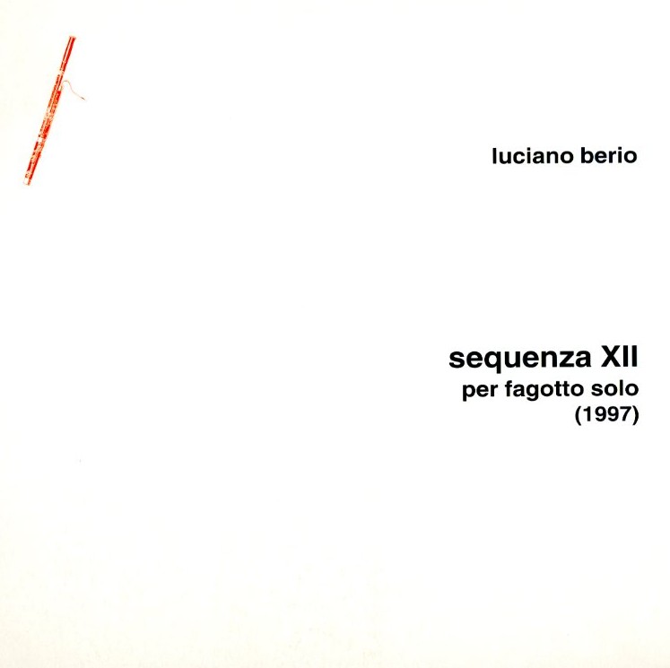L. Berio: Sequenza XII (1997) fr<br>Fagott solo