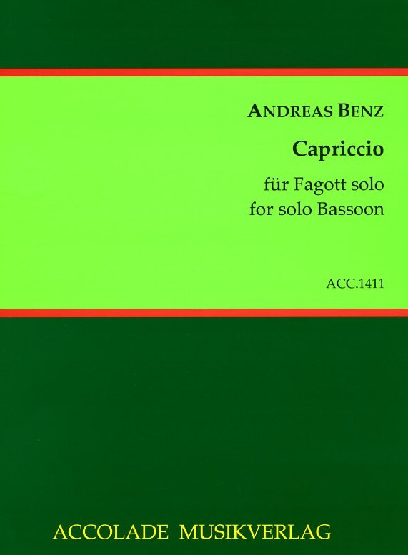 A. Benz: Capriccio fr Fagott Solo<br>