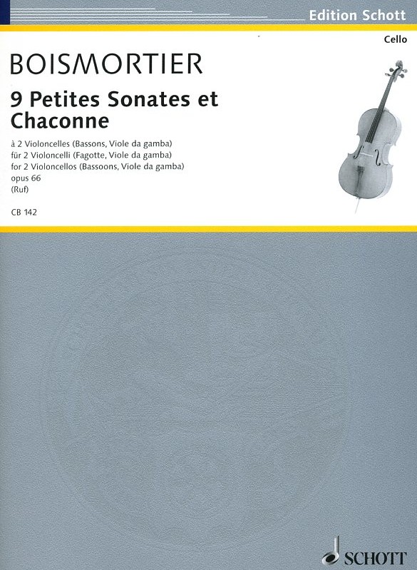 J.B. Boismortier: 9 kleine Sonaten fr<br>2 Fagotte