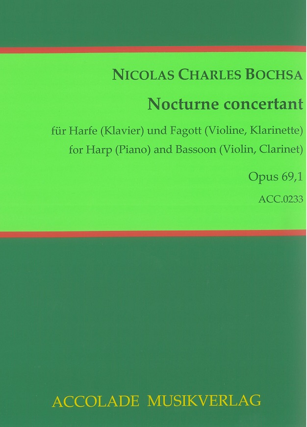 Ch. Bochsa:  Nocturne Concertante<br>op. 69/1 -  fr Fagott + Harfe