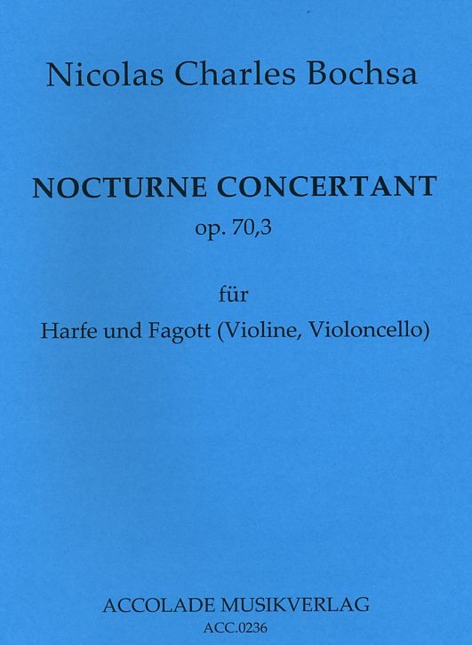 Ch. Bochsa:  Nocturne Concertante<br>op. 70/3 -  fr Fagott + Harfe
