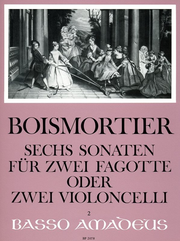 J.B. Boismortier(1689-1755): 6 Sonaten<br>op. 14 - fr 2 Fagotte