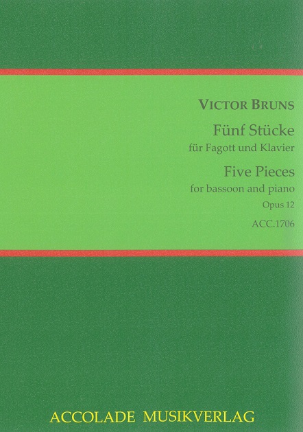 V. Bruns: Fnf Stcke op. 12<br>Fagott + Klavier