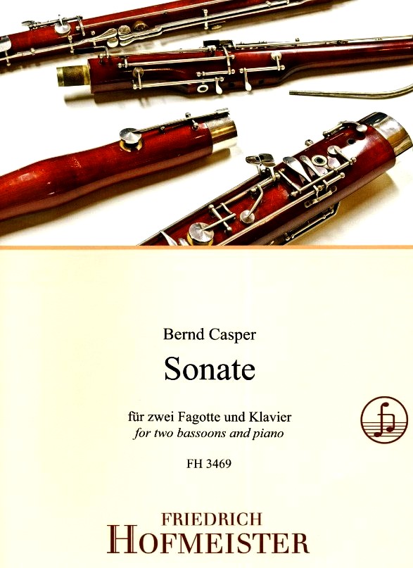 B. Casper(*1938): Sonate fr<br>2 Fagotte + Klavier