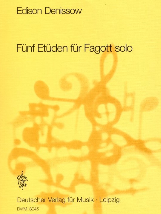 E. Denissow: Fnf Etuden fr<br>Fagott Solo