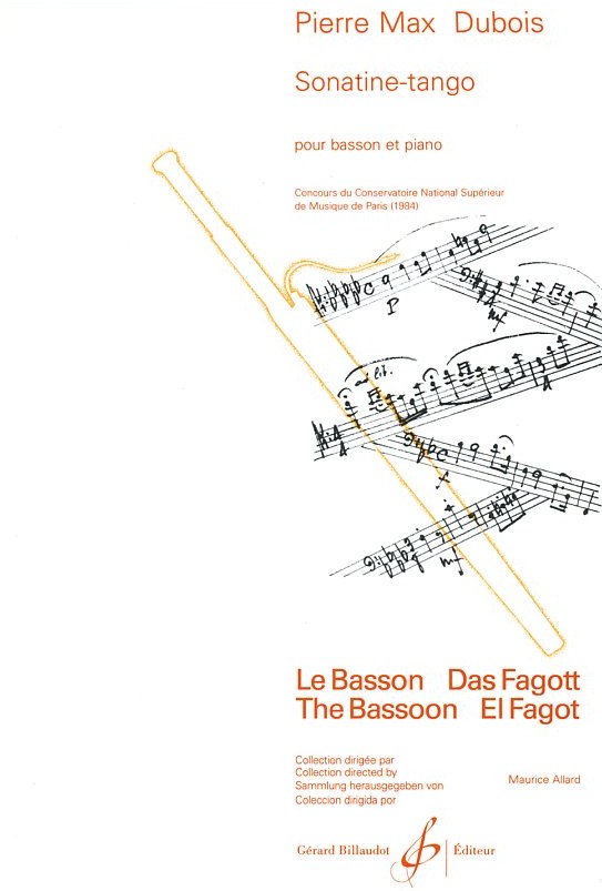 P.M. Dubois: Sonatine Tango<br>Fagott + Klavier