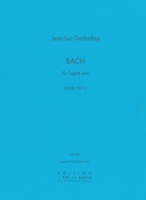 J.L. Darbellay: B-A-C-H<br>fr Fagott solo