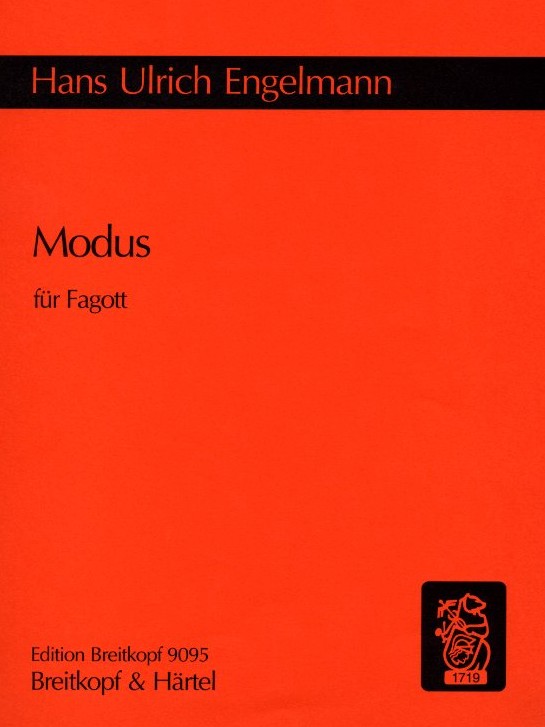 H.U. Engelmann: Modus - fr Fagott solo<br>