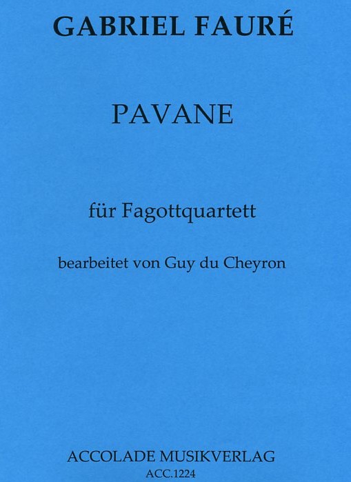 G. Faur: Pavane fr<br>Fagottquartett - Stimmen + Partitur