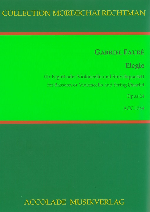 G. Faur: Elegie op. 24 - fr<br>Fagott + Streichquartett