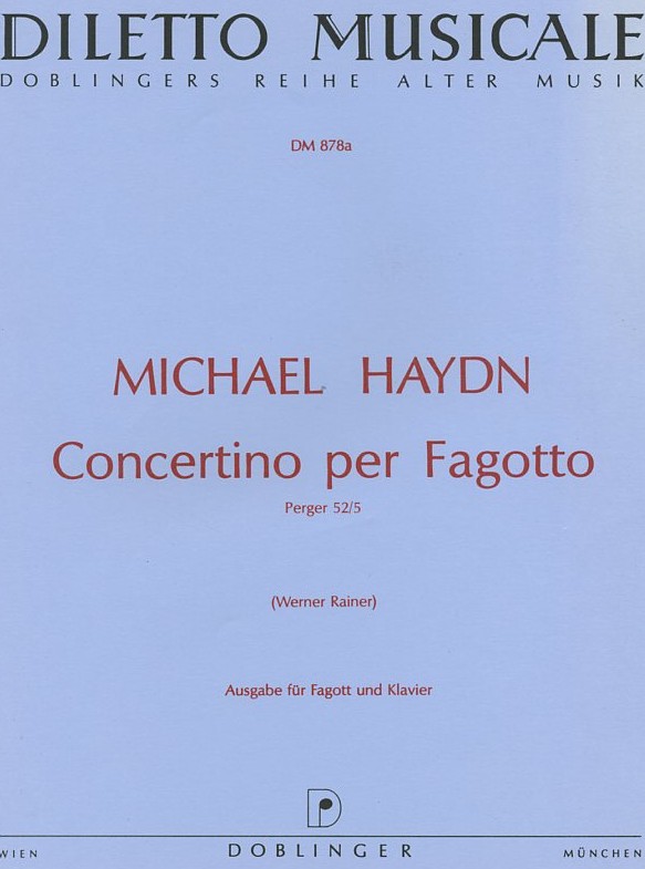 M. Haydn: Concertino B-Dur fr Fagott +<br>Orchester - KA