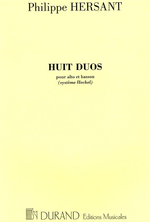 Ph. Hersant(*1948): Huit Duos<br>fr Fagott + Viola