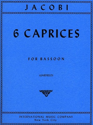 C. Jacobi: 6 Caprices (Garfield)<br>Fagott solo - IMC