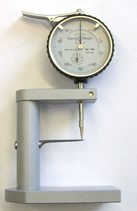 Messuhr fr Fagottrohre - 1/100 mm<br>Messbereich - Hersteller: Rieger