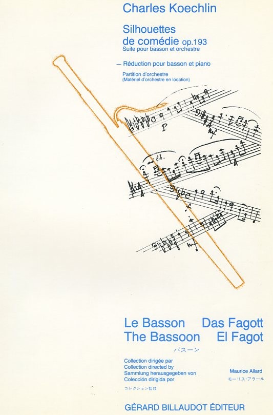 Ch. Koechlin: Silhoettes de Comdie<br>op. 193 - Fagott + Orchester - KA