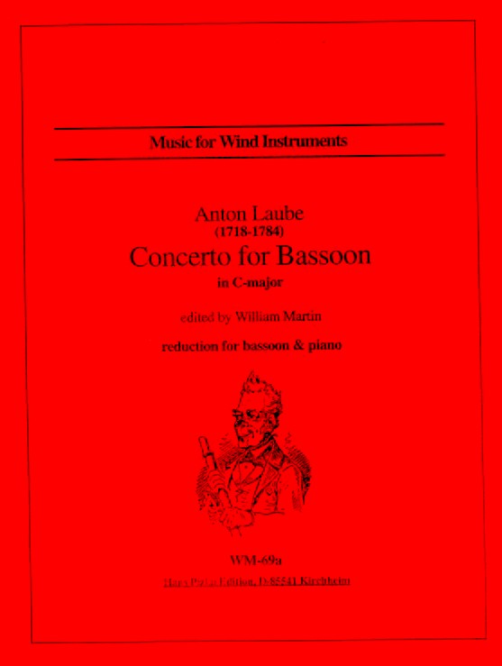 A. Laube(1718-1784): Konzert C-Dur<br>fr Fagott + Orchester - KA