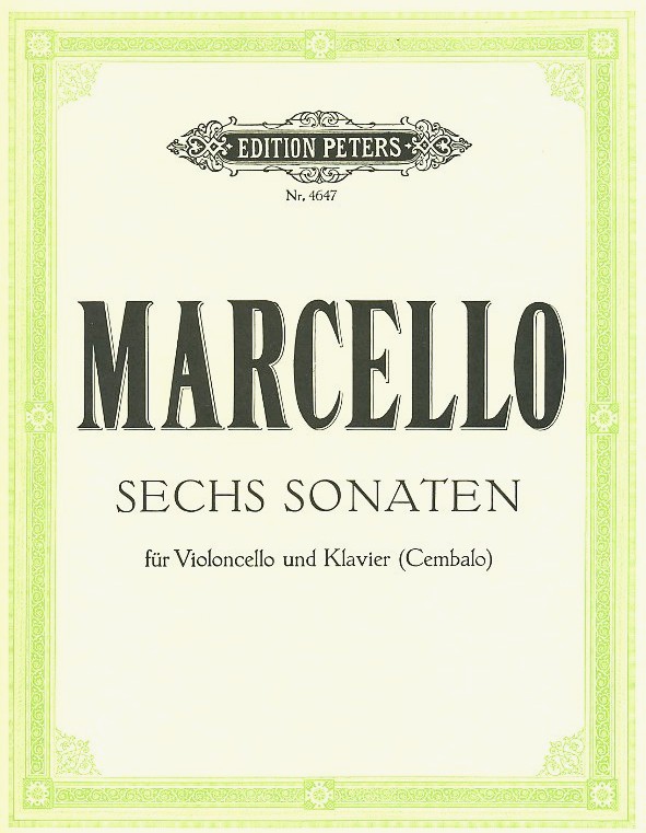 B. Marcello: 6 Sonaten fr V.cello (Fag)<br>+ BC