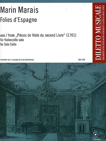 M. Marais: Les Folies d&acute;Espagne<br>fr Cello (Fagott) - Doblingen