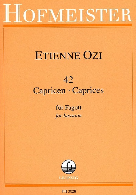 E. Ozi: 42 Capricien fr Fagott<br>