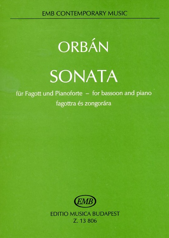 G. Orban: Sonate fr Fagott + Klavier<br>