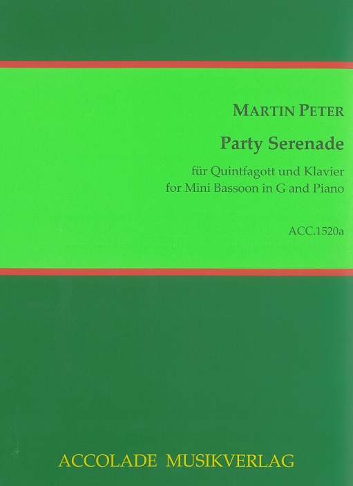 M. Peter(*1973): Party Serenade<br>fr Fagottino (G) + Klavier