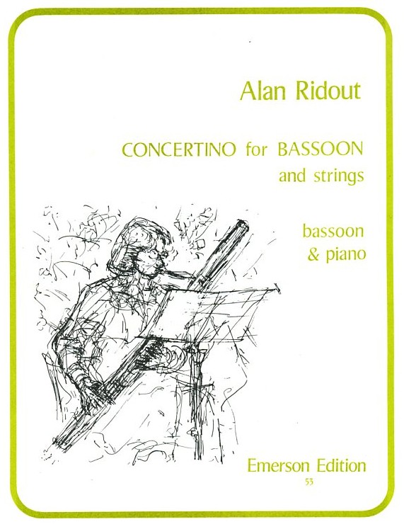 A. Ridout (1934): Concertino fr<br>Fagott + Orchester - KA