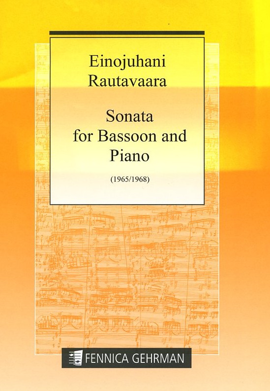 E. Rautavaara: Sonate op. 26 fr<br>Fagott + Klavier