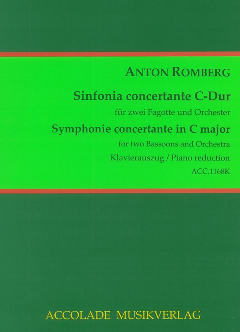 A. Romberg: Sinfonia Concertante C-Dur<br>fr 2 Fagotte + Orch. /KA