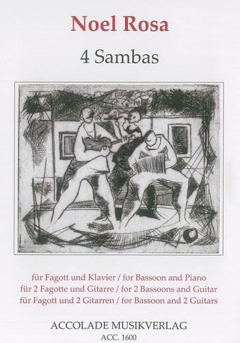 N. Rosa(1910-37): 4 Sambas<br>fr Fagott + Klavier