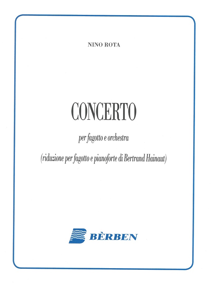 N. Rota(1911-79): Concerto fr<br>Fagott + Orchester / KA