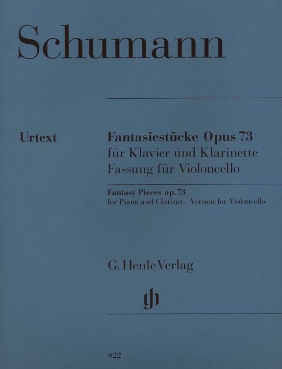 R. Schumann: Fantasiestcke op. 73<br>fr Cello (Fagott) + Klavier / Henle
