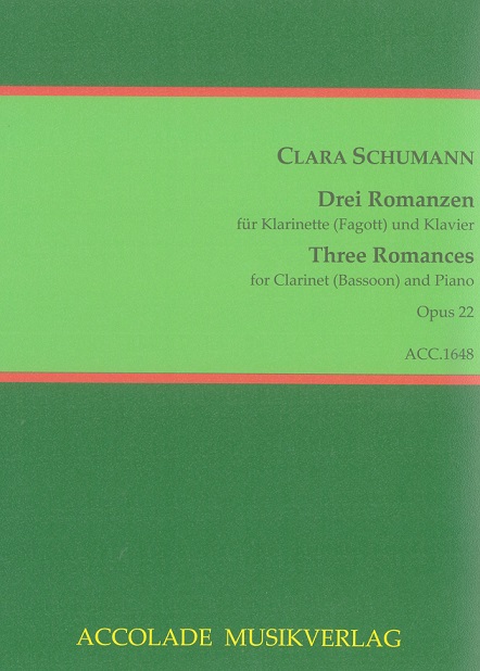 C. Schumann: 3 Romanzen fr Fagott<br>+ Klavier op. 22 (original Violine)