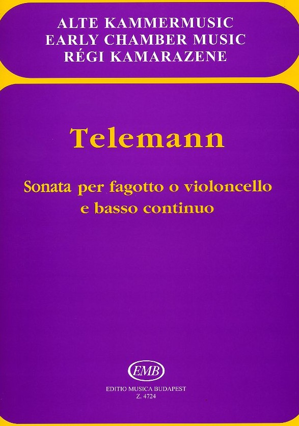 G.Ph. Telemann: Sonate Es-Dur<br>fr Fagott (Cello) + BC