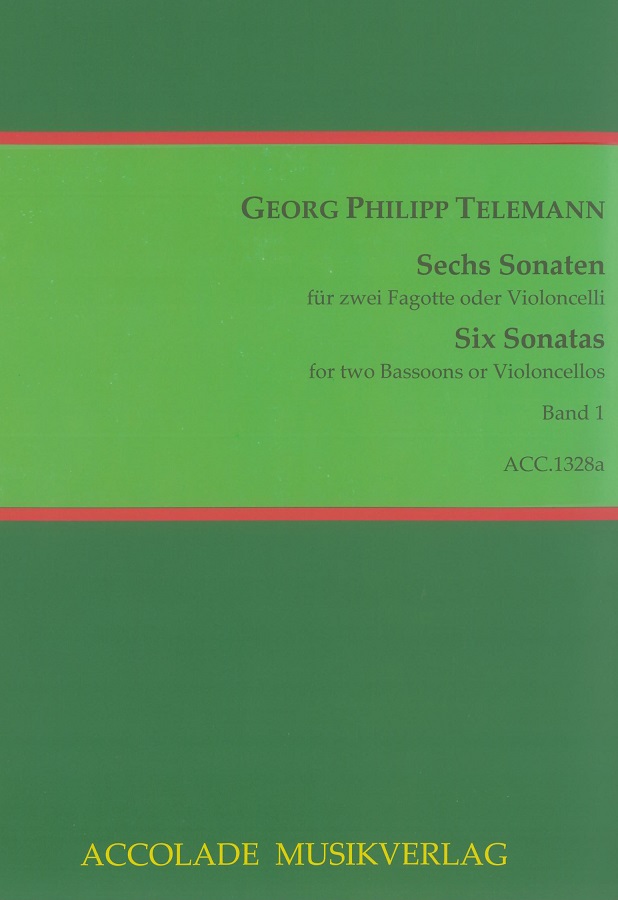 G.Ph. Telemann: 6 Sonaten fr 2 Fagotte<br>TWV 40:101-103 - Vol. 1