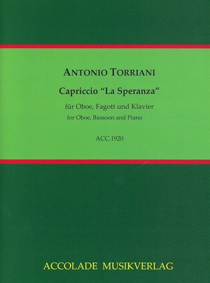 A. Torriani: Capriccio "La Speranza"<br>fr Oboe, Fagott + Klavier